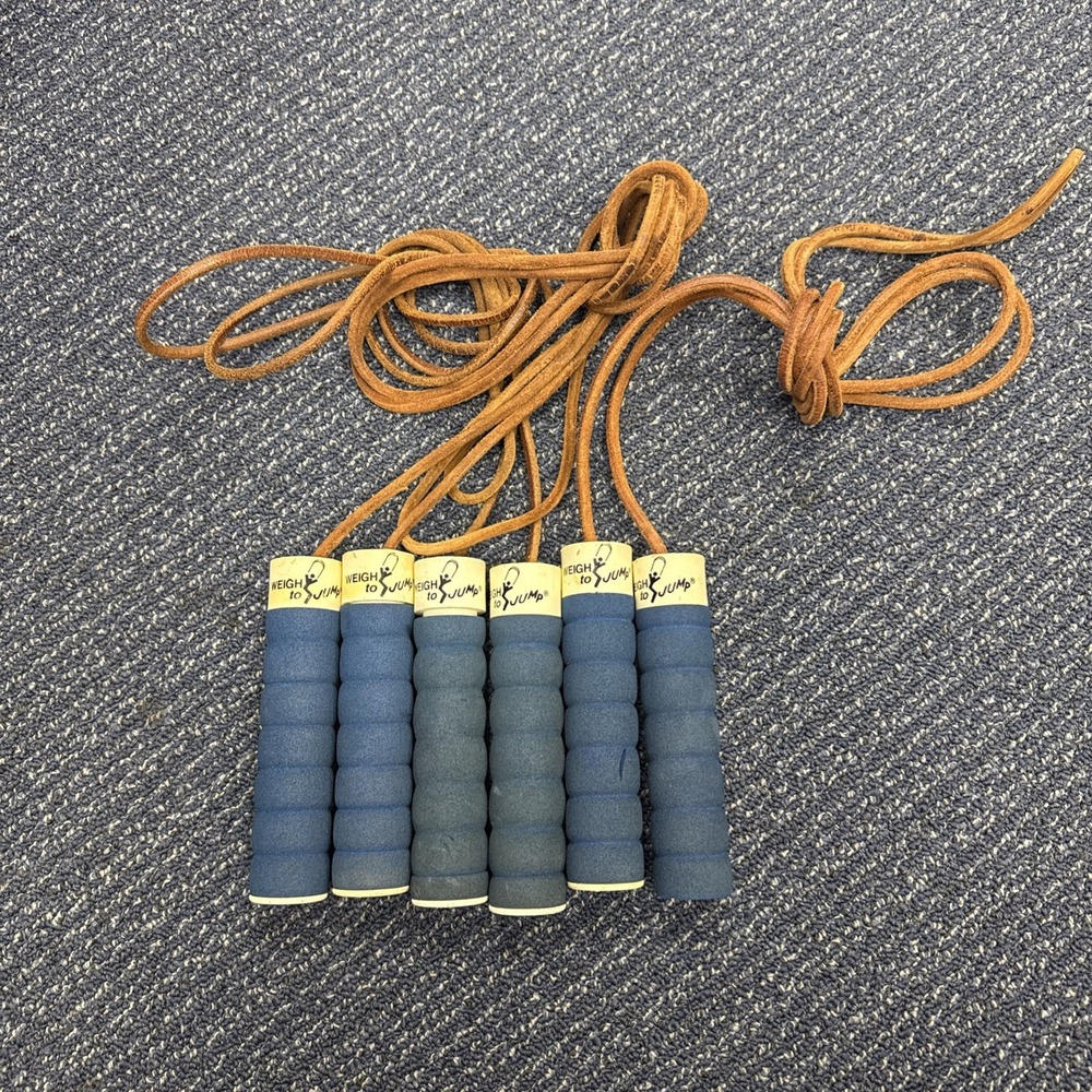 Lot of 3 Weighted Jump Ropes Fitness Training Exercise. No Weight Including